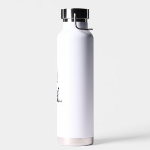 Cute Giraffe Christmas Tree Giraffe Lovers Water Bottle