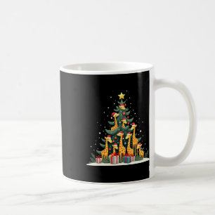 Cute Giraffe Christmas Tree Giraffe Lovers Xmas Ho Coffee Mug