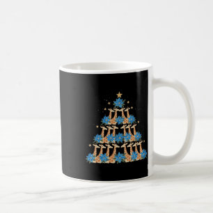 Cute Giraffe Christmas Tree Giraffe Lovers Xmas Ho Coffee Mug