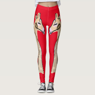 Cute Giraffe Couple  Thunder_Cove  Leggings