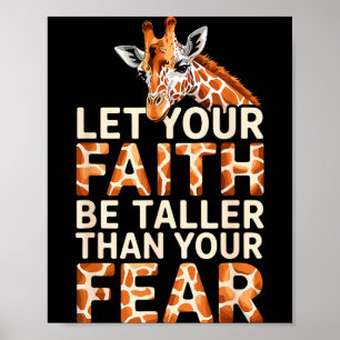 Cute Giraffe Design For Men Women Adult Safari Gir Poster