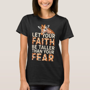 Cute Giraffe Design For Men Women Adult Safari Gir T-Shirt