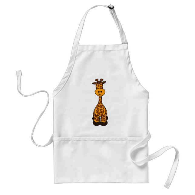 Cute Giraffe Design Standard Apron (Front)
