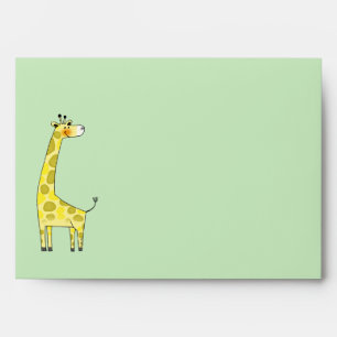 Cute giraffe envelope