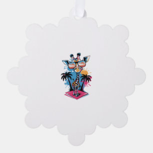 Cute Giraffe for Kids for a Kid Tree Decoration Card