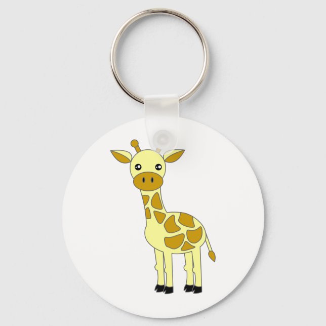 Cute Giraffe Key Ring (Front)