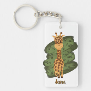 Cute Giraffe Key Ring