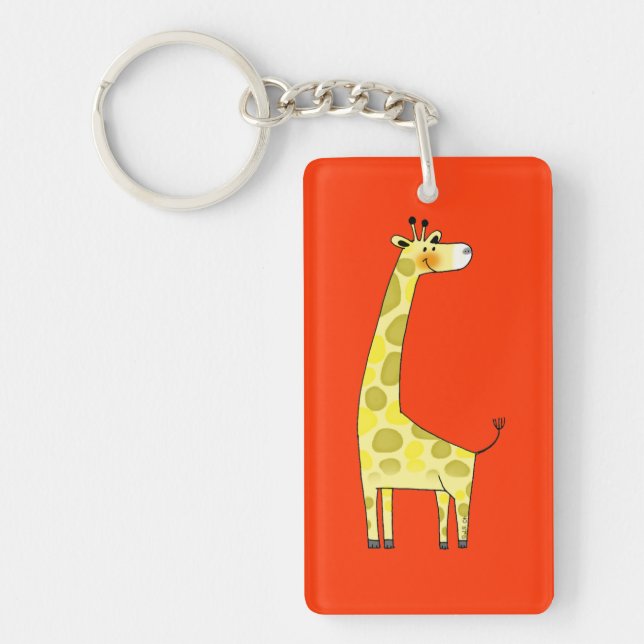 Cute giraffe key ring (Front)