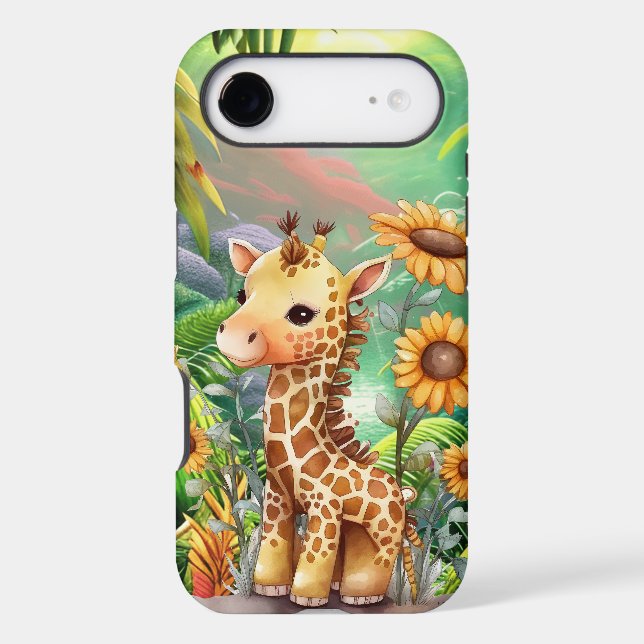 cute giraffe lovers jungle (Back)