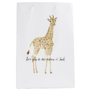 Cute Giraffe          Medium Gift Bag