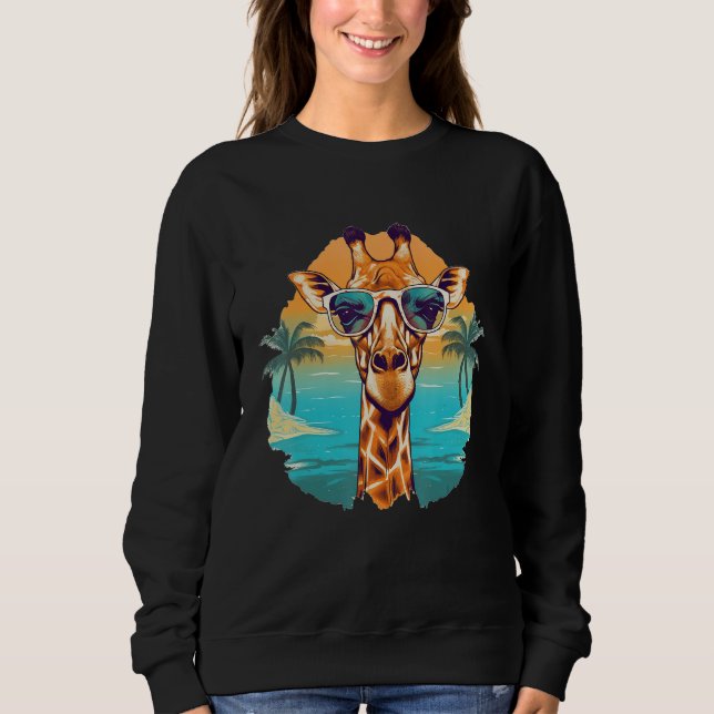 Cute Giraffe Men Women Kids 20 Sweatshirt (Front)