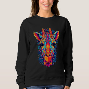 Cute Giraffe Men Women Kids 21 Sweatshirt