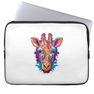 Cute Giraffe Men Women Kids Laptop Sleeve