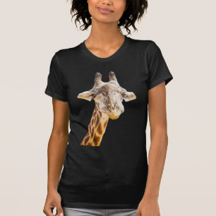 Cute Giraffe Modern Funny Wildlife T-Shirt