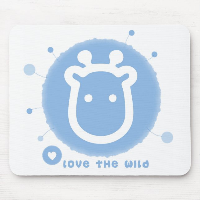 cute giraffe mouse pad (Front)