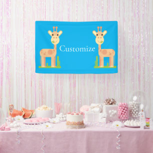 Cute Giraffe Munching Thunder_Cove Banner