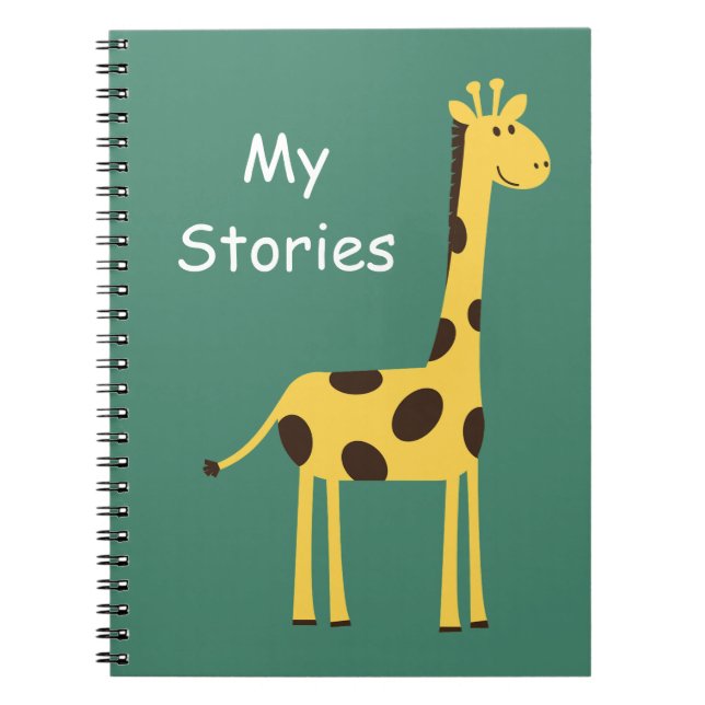 Cute Giraffe Notebook (Front)