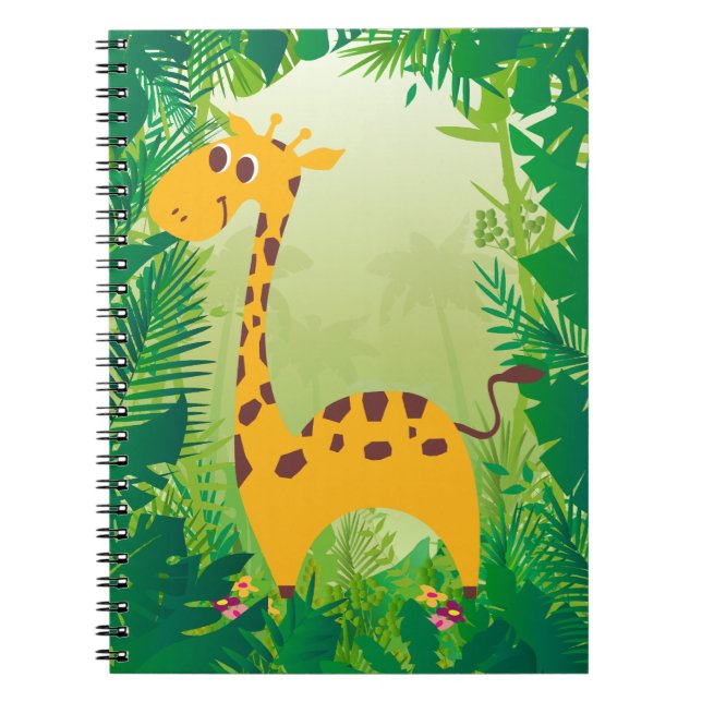 Cute Giraffe Notebook (Front)