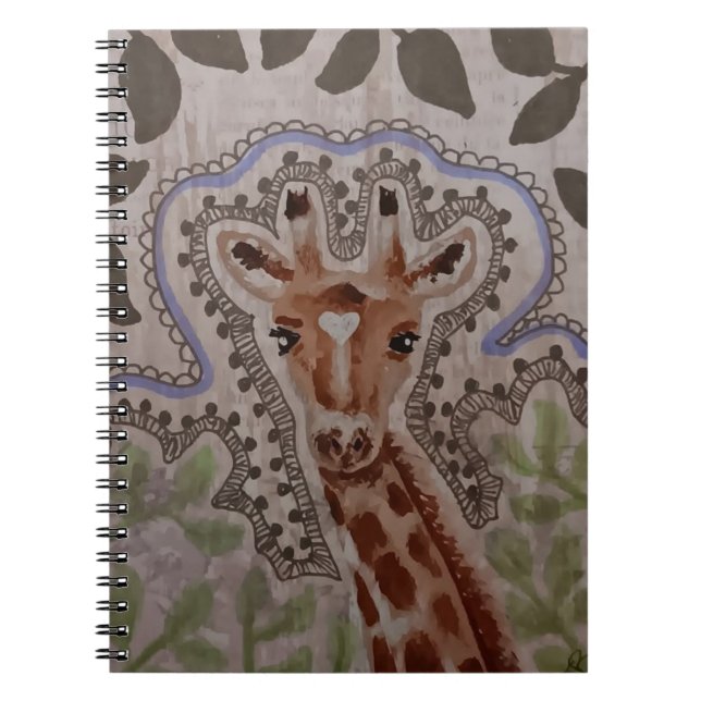 Cute Giraffe  Notebook (Front)