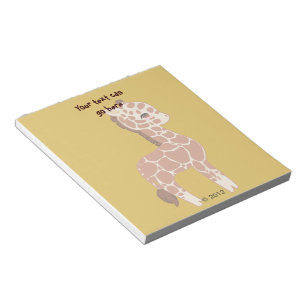 Cute Giraffe Notepad