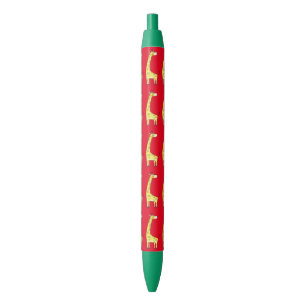 cute giraffe pattern black ink pen