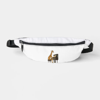 Cute Giraffe Playing Piano Giraffes Musician Music Bum Bags