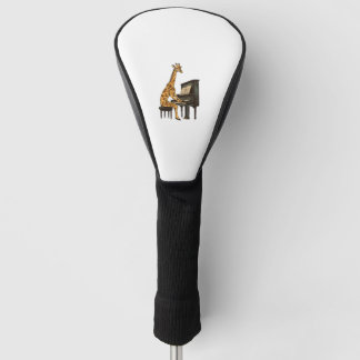 Cute Giraffe Playing Piano Giraffes Musician Music Golf Head Cover