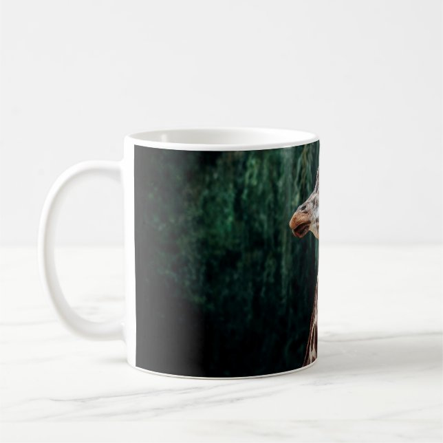 CUTE GIRAFFE PORTRAIT COFFEE MUG (Left)