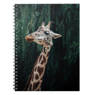 CUTE GIRAFFE PORTRAIT NOTEBOOK