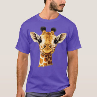 Cute Giraffe Portrait T-Shirt