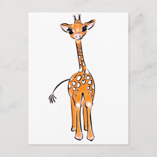 Cute Giraffe Postcard