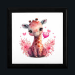 Cute Giraffe Valentines Day Animal Lover Gift Box<br><div class="desc">This a perfect gift for any Giaffe lover. Fantastic to give as Mother's Day gifts,  Valentine's Day gifts,  or birthday presents for that special mum,  wife,  or girlfriend so why not grab a few now!</div>