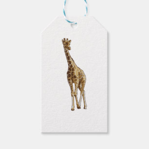 Cute Giraffe Wildlife Safari Animal Giraffa Lover. Gift Tags