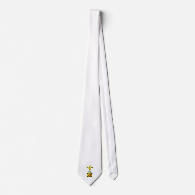 Cute Giraffe with Goldfish Tie (Front)