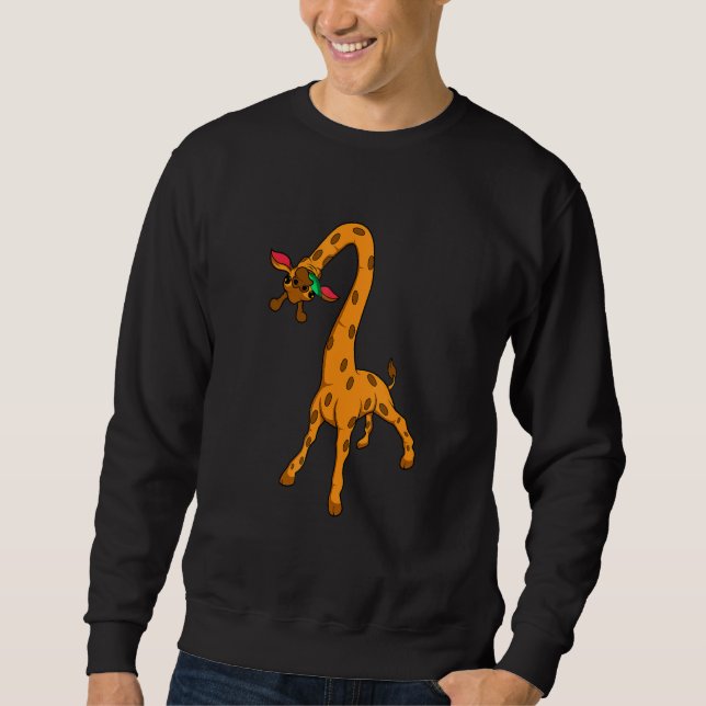 Cute Giraffe Zookeeper Sweatshirt (Front)
