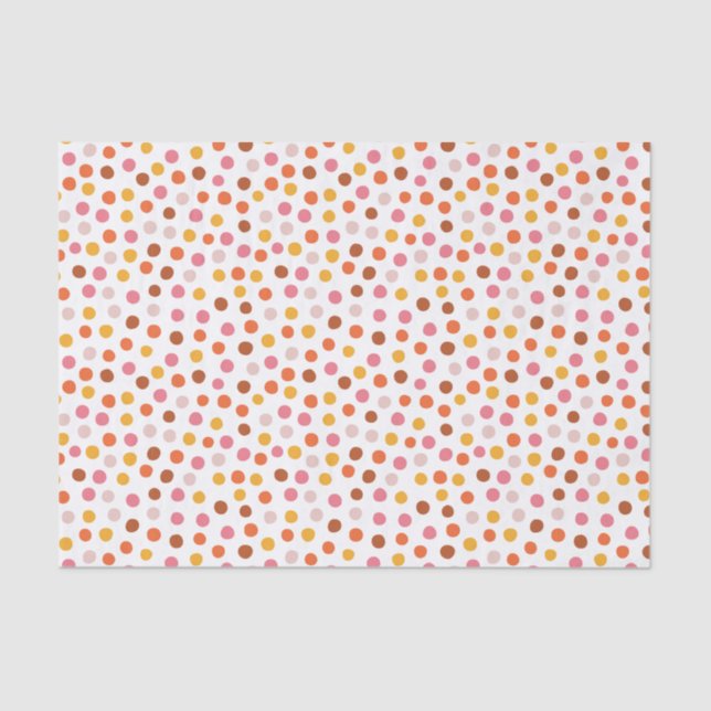 Cute Girl Birthday Gift Wrapping tissue paper (Front)