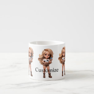 Cute Girl Bonita Chica Thunder_Cove Espresso Cup