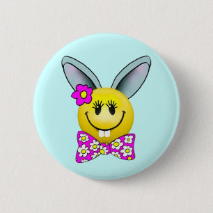 Cute Girl Bunny Face Pin