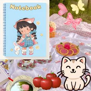 Cute girl 🌸gift for your Daughter✨🌷 Notebook