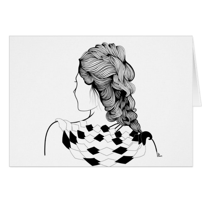 Cute Girl Hairstyle (Front Horizontal)