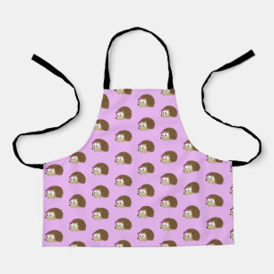 Cute Girl hedgehog Apron