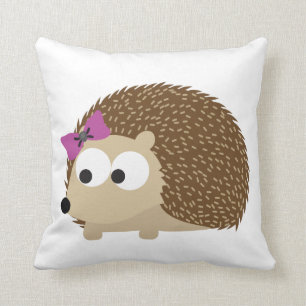 cute Girl hedgehog Cushion