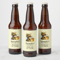 Cute Girl in Bee Costume with Honey Party