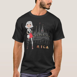 Cute girl in Riga, Latvia Classic T-Shirt