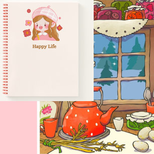 Cute Girl 💗🌷 Notebook