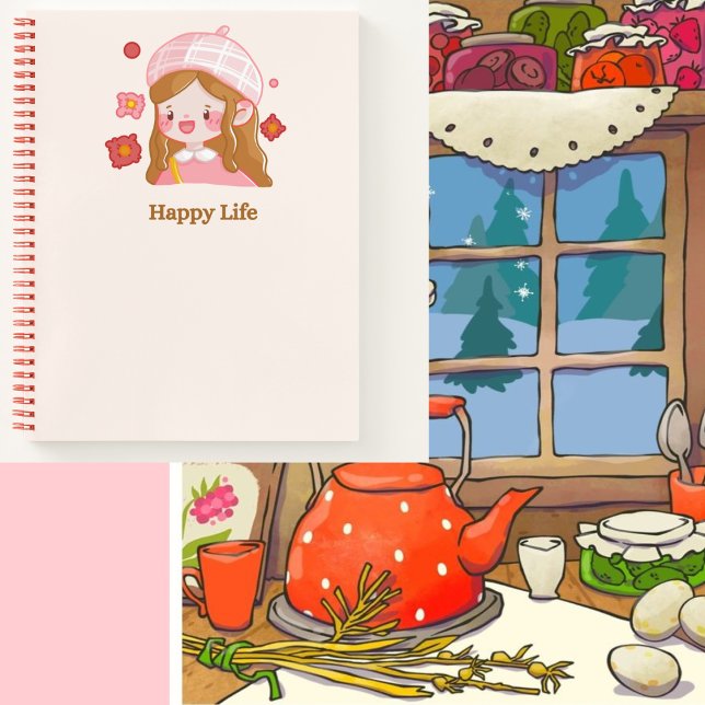Cute Girl 💗🌷 Notebook (Creator Uploaded)