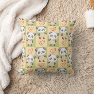 Cute Girl Panda Bear Cushion