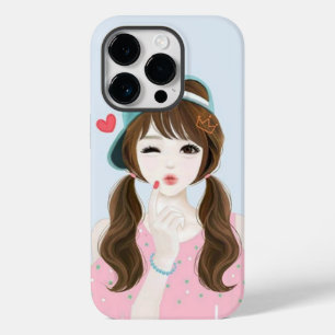 Cute Girl Pattern Designer Printed Mobile Cover