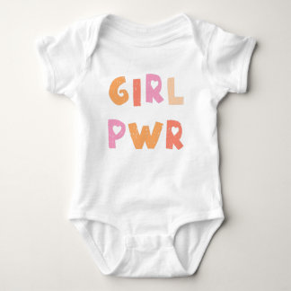 Cute Girl Power Baby Bodysuit