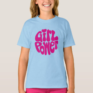 Cute Girl Power with Heart T-Shirt